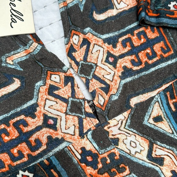 Cleobella Romper One Piece Aztec  Medium NWT Short Indie Hippie Boho - Picture 4 of 16